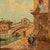 Aldo Grossi, Venetian Canal Scene, 1890s, Oil Paintings on Board, Framed, Set of 2 For Sale - Image 11 of 18