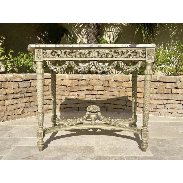 Period: 20th century Style: Louis 16th, Directory Condition: Good condition Material: Painted wood Length: 1m03Width:...