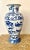Chinoiserie Vintage Chinoiserie Classic Blue on White Vase For Sale - Image 3 of 6