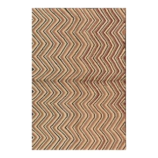 Mid 20th Century American Hooked Rug ( 3'9" X 6'3" - 114 X 191 ) For Sale