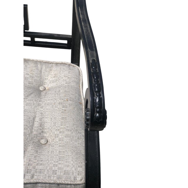 Mediterranean Pair of Late 19th Century Greek Revival Cast Iron Chairs For Sale - Image 3 of 7