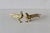 Vintage Italian Decorative Sculptural Goldtone Male Female Pheasants Mid Century-a Pair For Sale - Image 9 of 16