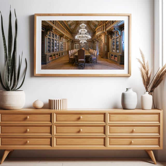 Richard Silver Red Cross Library in Lisbon, Portugal 40x60 For Sale - Image 4 of 7