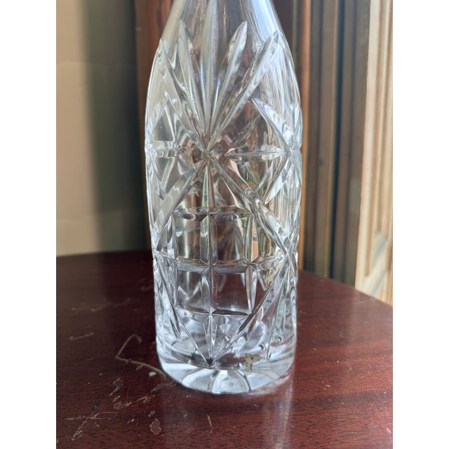 Late 19th Century Mid Century Modern Crystal Decanter For Sale - Image 9 of 11