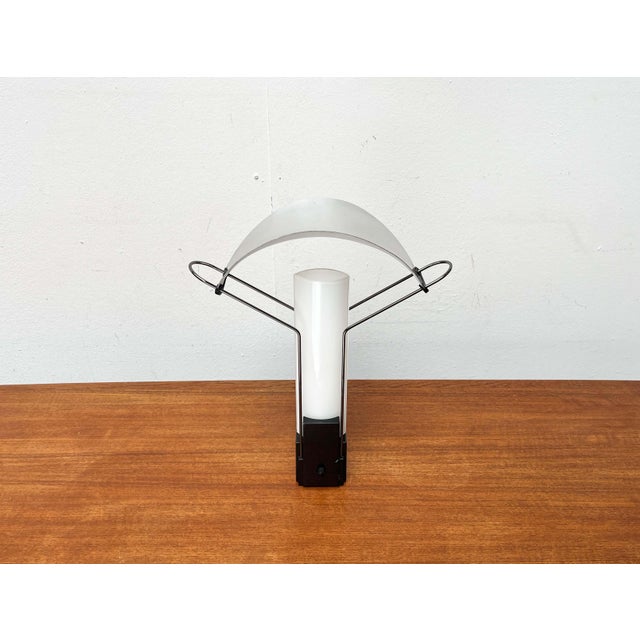 Postmodern Italian Palio Table Lamp by Perry King, S. Miranda for Arteluce, 1980s For Sale - Image 16 of 18