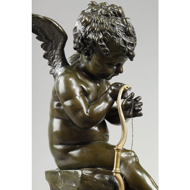 After Lemire, Cupid, 1880, Bronze Sculpture For Sale - Image 11 of 15