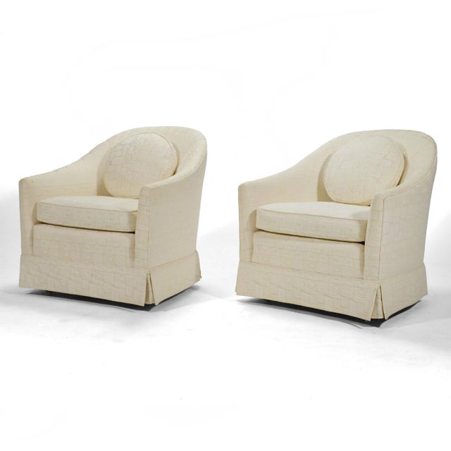 Harvey Probber Harvey Probber Barrel Back Lounge Chairs For Sale - Image 4 of 9