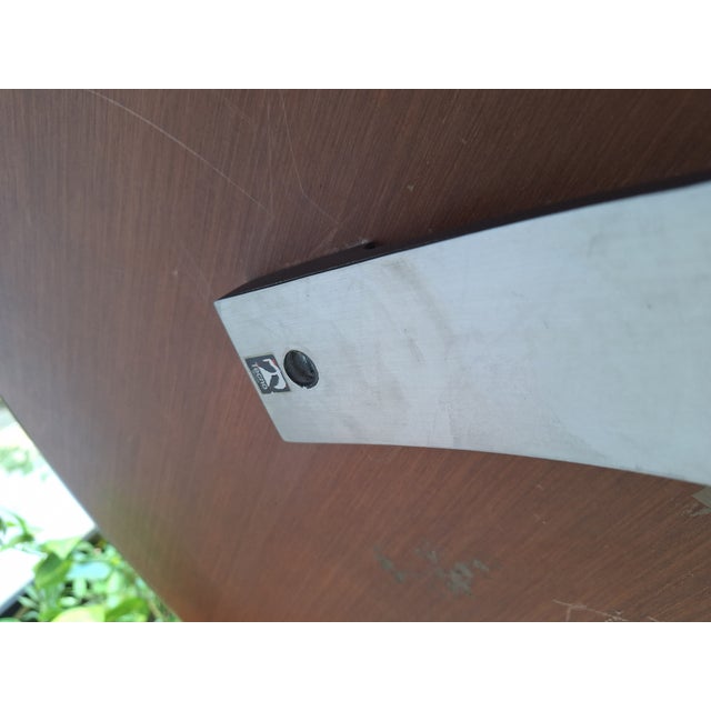 Tecno Model T69 Dining Table in Brass-Plated Iron by Eugenio Gerli and Osvaldo Borsani for Tecno, 1970s For Sale - Image 4 of 6