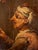 Attr. 18th Century Baroque Antique Oil Painting Gentleman & Beggars Genre Scene For Sale - Image 9 of 12