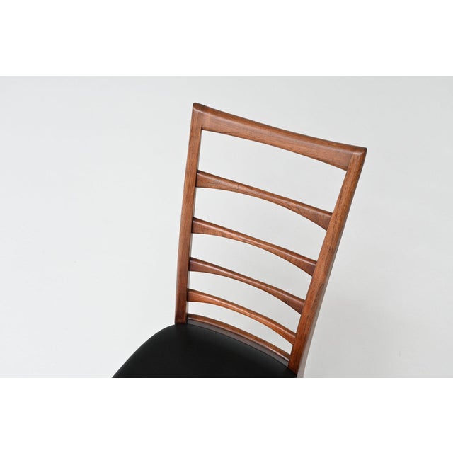 Model Lis Dining Chairs in Rosewood by Niels Koefoed for Koefoeds Møbelfabrik, 1960s, Set of 4 For Sale - Image 13 of 18