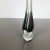 Ceramic Italian Grey Murano Glass Sommerso Single-Stem Vase from Flavio Poli, 1960s For Sale - Image 7 of 17