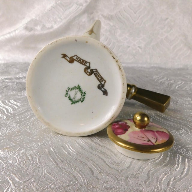 1930s Moritz Zdekauer Hand Painted and Signed Chocolate Pot For Sale - Image 9 of 11
