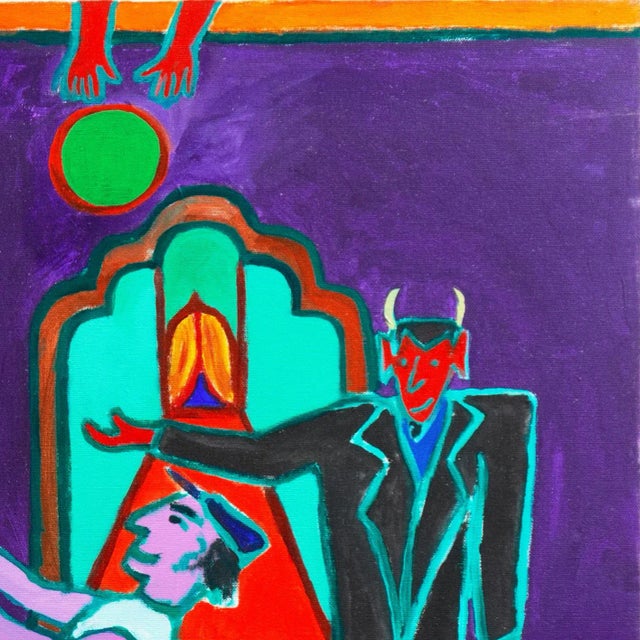 'Temptation' by Dan May, Portland Art Museum, Albright-Knox Art Gallery, Salem, Oregon For Sale In Monterey, CA - Image 6 of 10