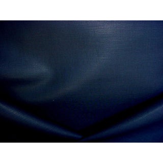 Brunschwig Fils Laquer Deep Indigo Linen Union Upholstery Fabric- 2-1/8 yards For Sale