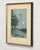 A serene vintage landscape rendered in a beautiful monochromatic palette of powder blue, charcoal gray and soft white. The...