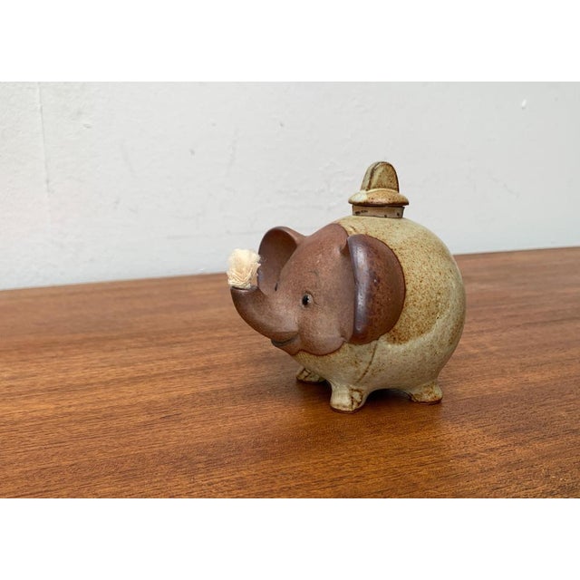 Vintage Elephant Oil Lamp by Ibuki For Sale - Image 12 of 18