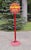 Vintage Parking for Hardware Only Hand Painted Standing Sign. Double sided, the round sign is 16" in diameter, 67" high...