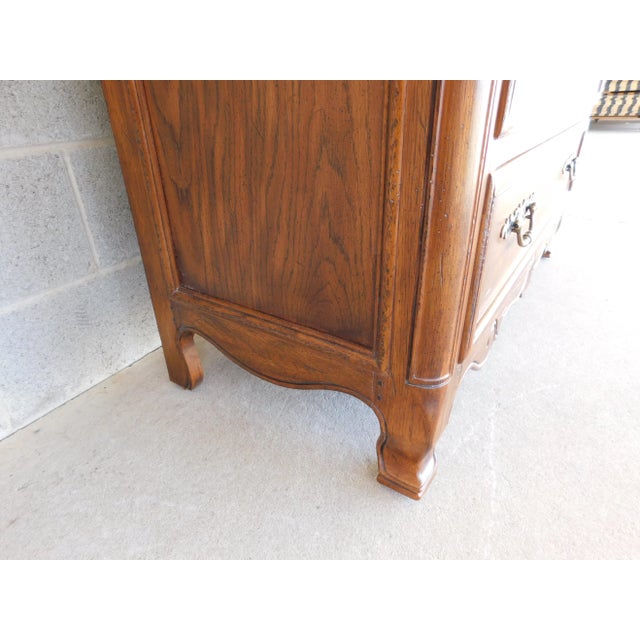 Drexel Heritage South of France Louis XV Style Wardrobe Chest For Sale - Image 15 of 16