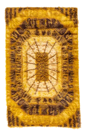 Vintage Scandinavian Style Rya Rug, 1970s