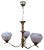 Art Deco Chandelier, 1950s For Sale