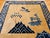 Tan Vintage Chinese Art Deco Pictorial Rug, Hand-Knotted Wool, Early 1900s, 5' x 7' For Sale - Image 8 of 15