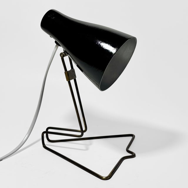 Mid-Century Modern Scandinavian Table Lamp from Böhlmarks, 1950s For Sale - Image 10 of 10