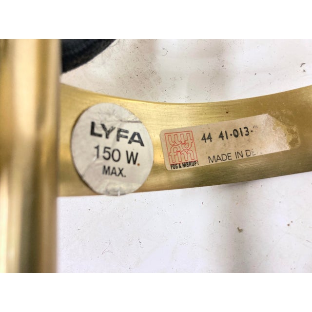 Gold Pendant Lamp by Fritz Schlegel for Lyfa, 1960s For Sale - Image 8 of 11