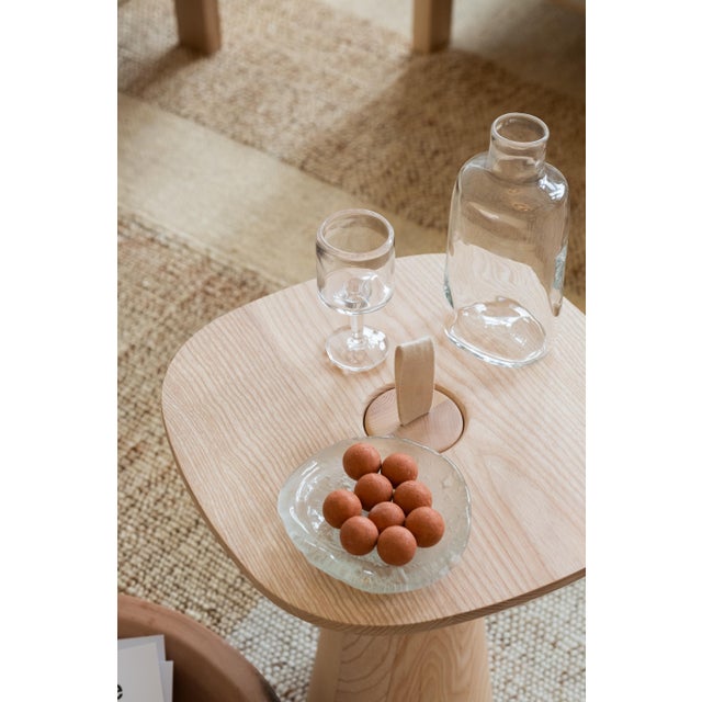 Not Yet Made - Made To Order Minimalist Modern Side Table in Oak by Daniel Schofiled For Sale - Image 5 of 10