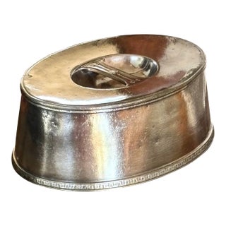 Antique Silver Plate Platter Cover - Buffalo Athletic Club For Sale