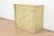 French Henredon Neoclassical Green and Cream Lacquered Sideboard Buffet or Bar Cabinet, Circa 1960s For Sale - Image 3 of 12