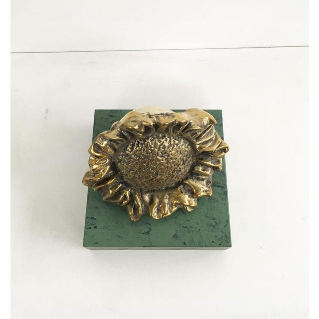 Patrizia Guerresi, Italian Flowe Sculpture, 1986, Bronze For Sale - Image 3 of 18