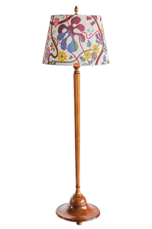 Swedish Floor Lamp in Birch by Otto Schulz for Boet, 1928