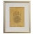 Brown Astrological Hand-Painted on Parchment Print Depicting a Hand with Calligraphy For Sale - Image 8 of 8