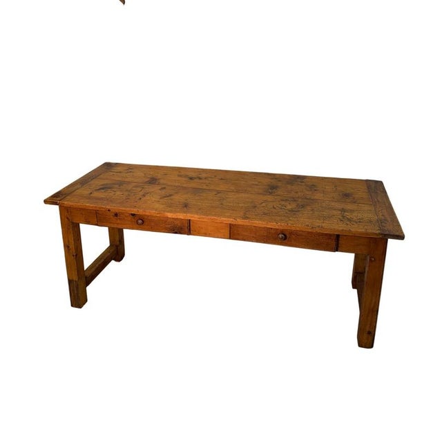 Wood 18th Century Rustic Fir Table from Gressoney-Saint-Jean For Sale - Image 7 of 8