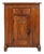 Belgian Hand-Carved Single Door Cabinet in Oak, 16th Century For Sale