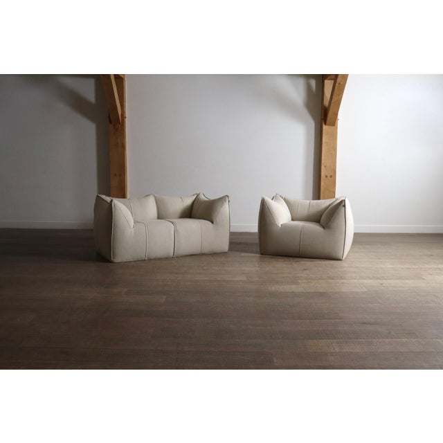 1960s Le Bambole Sofa and Lounge Chair by Mario Bellini for B&B Italia, 1970s, Set of 2 For Sale - Image 5 of 15
