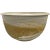 A monumental-scale mid-20th century American studio hand-thrown glazed ceramic bowl with fantastic texture and earthy...