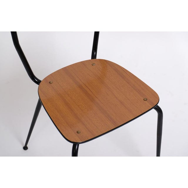 Mid-Century Modern Dining Chairs by Salvarani, Italy, 1950s, Set of 4 For Sale - Image 15 of 18