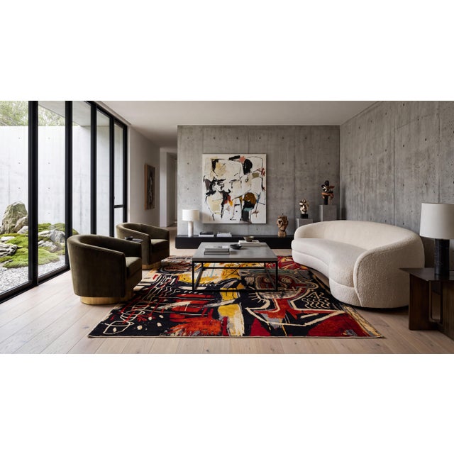Elevate your space with a statement piece of wearable modern art. Inspired by the raw energy of Neo-Expressionism and...