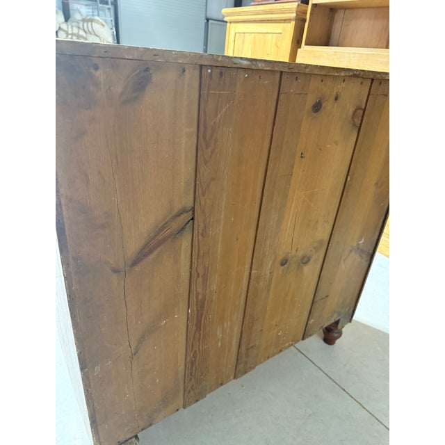 Antique Pine Two Over Three Drawers - Chest of Drawers From England For Sale - Image 17 of 18
