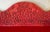 Red 1850 Anglo Indian Sideboard or Dry Bar Cabinet Painted Cinnabar Red For Sale - Image 8 of 12