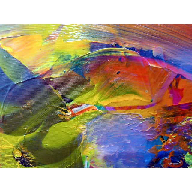 Ovidiu Kloska, Secret Garden, Acrylic on Canvas For Sale - Image 10 of 12