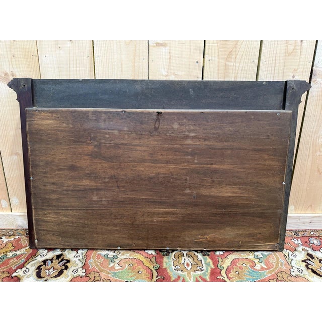 Brown Louis XVI Style Mahogany and Gilt Mirror, 1950s For Sale - Image 8 of 9