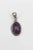 Modern Vintage Amethyst and Sterling Silver Drop Dangle Clip on Earrings Pair Of For Sale - Image 3 of 8