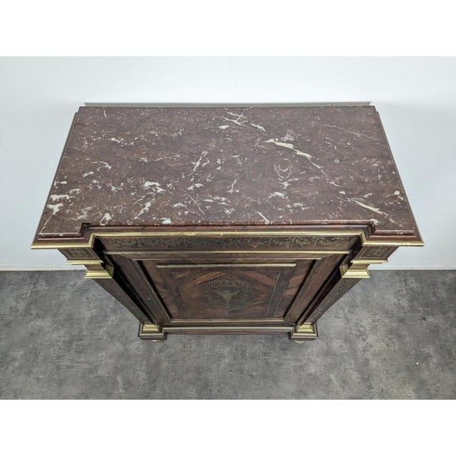 2000 - 2009 Napoleon III Boulle Marquetry Side Table For Sale - Image 5 of 12
