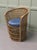 French Tiki Style Woven Bamboo Tub Chair, 1960s For Sale - Image 3 of 8