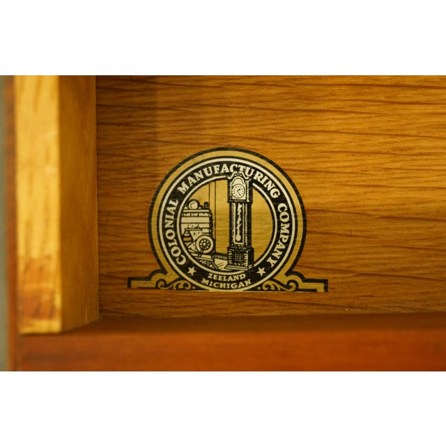 Brown Colonial Manufacturing Colonial Style Solid Cherry 24x30" Accent Step End Table 331-31 For Sale - Image 8 of 13