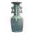 Mid 20th Century Large 18" Celadon Porcelain Vase With Dragon Handles - Heavy Decorative Vessel For Sale