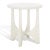 Contemporary Sasha Wood Accent Table - White Wash For Sale - Image 3 of 9
