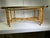 1970s Attributed to Baker Regency Faux Bamboo Rectangular Glass and Brass Coffee Table For Sale - Image 10 of 11